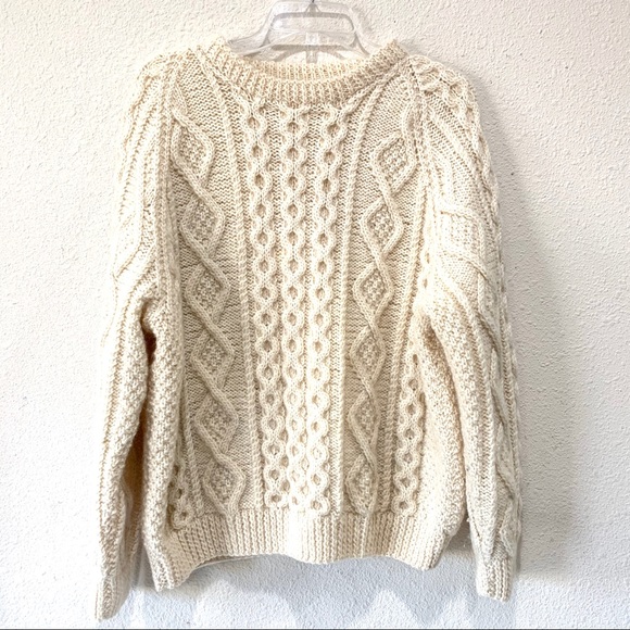 Wool Sweater Genuine Hand Made (L) - Picture 1 of 13